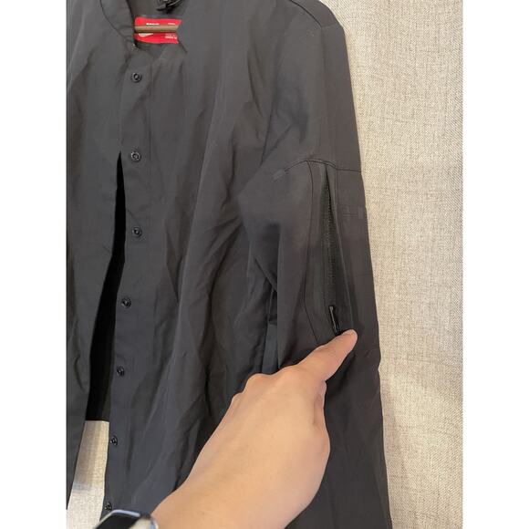 Nike Jacket Womens Xsmall Black Bomber Lightweight Excellent Condition - Picture 3 of 8